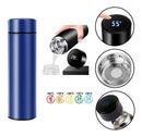 Garrafa d'água com visor LED de temperatura