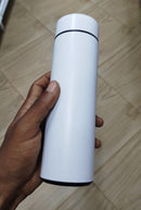 Garrafa d'água com visor LED de temperatura