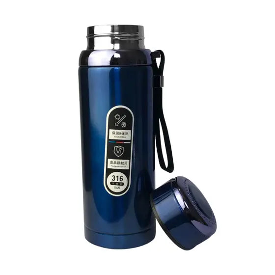 Garrafa térmica de aço inoxidável