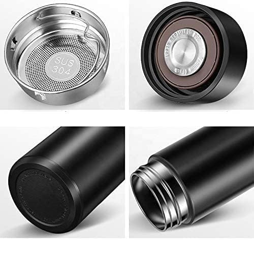 Garrafa d'água com visor LED de temperatura