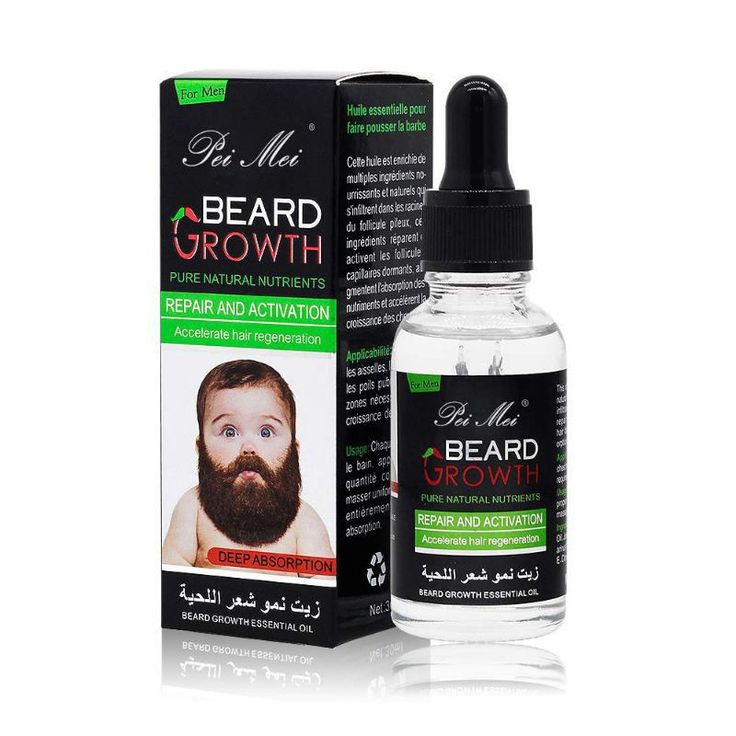 Óleo Natural para Crescimento da Barba