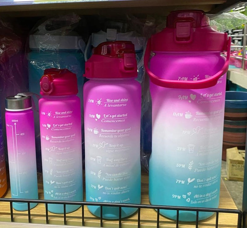 kit de 4 cantis de agua