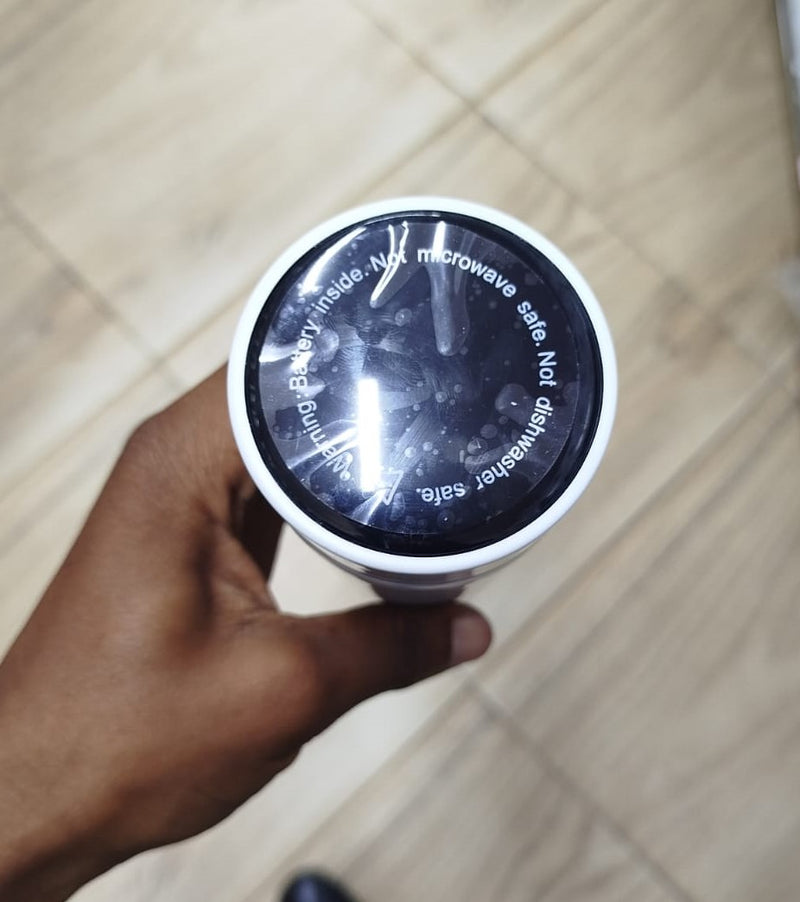 Garrafa d'água com visor LED de temperatura