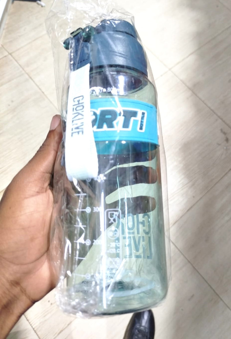 Garrafa Plástica para Bebidas Frias com Pega e Palhinha