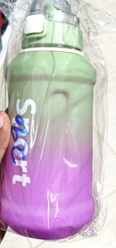 Garrafa Plástica para Bebidas Frias com Pega e Palhinha