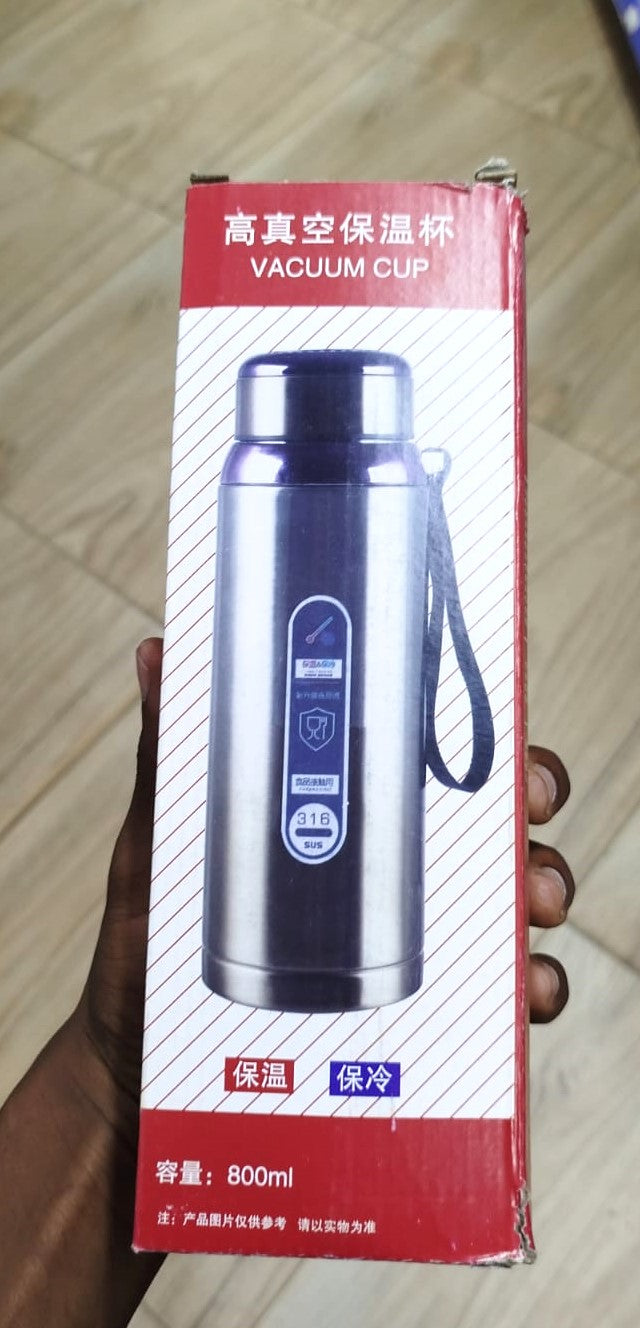 Garrafa térmica de aço inoxidável