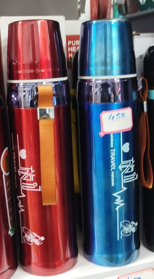 Garrafa Térmica de Plástico para Viagens ao Ar Livre – Esporte – Com Alça