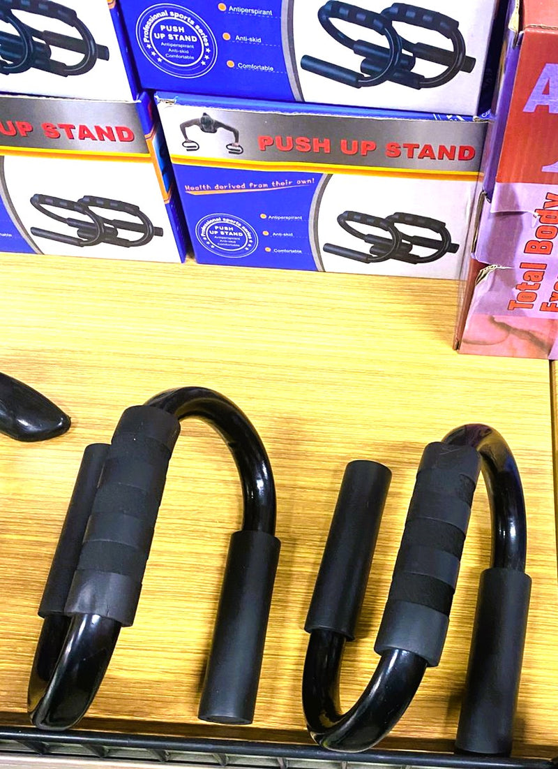 Apoio para Flexões (Push-Up Bar) Ergonômico em Aço