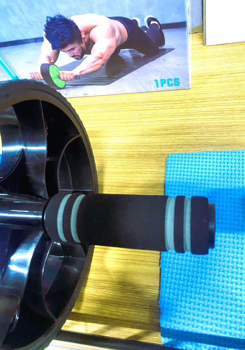 Rolo de roda ab para exercício abdominal e estômago