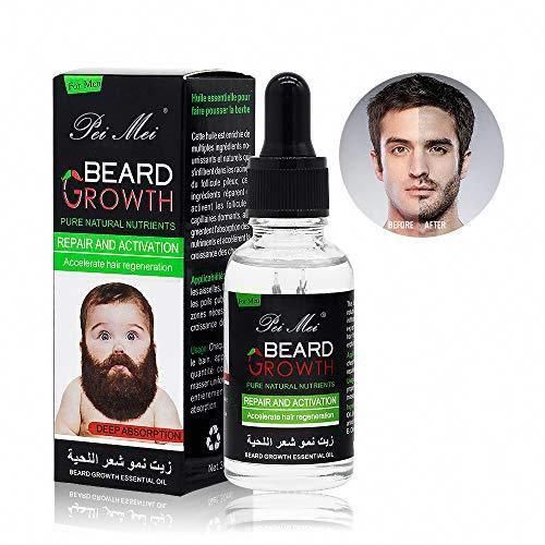 Óleo Natural para Crescimento da Barba